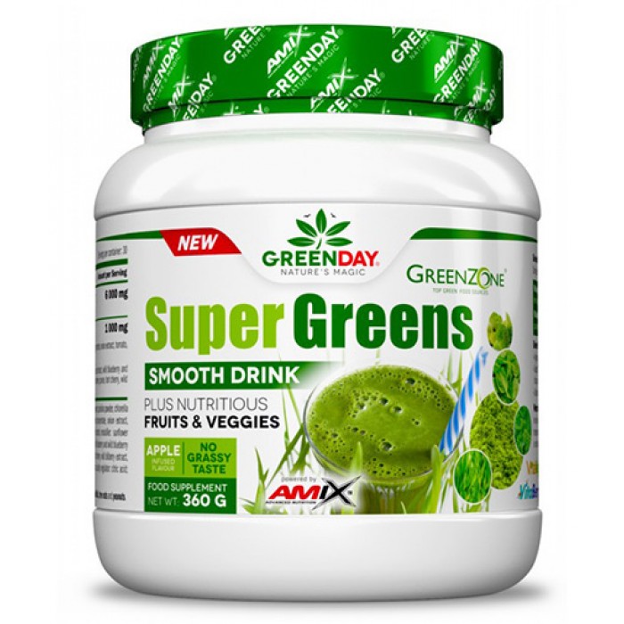AMIX Super Greens Smooth Drink / 360гр.